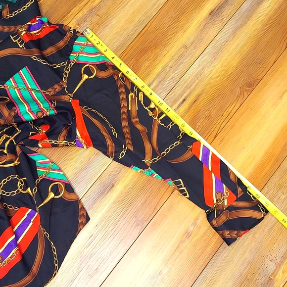 Vintage Lauren Ralph Lauren Horse Buckle 100% Cotton Button Down Size 2X - Picture 8 of 10